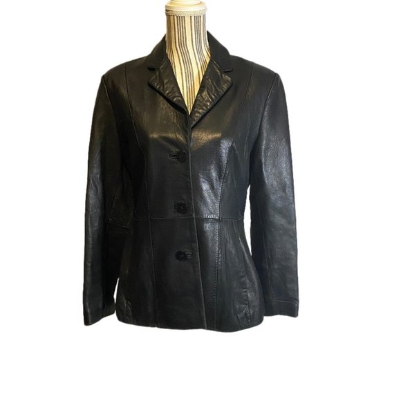 Wilsons Leather Jackets & Blazers - Wilsons Black Genuine Leather Jacket SZ M
